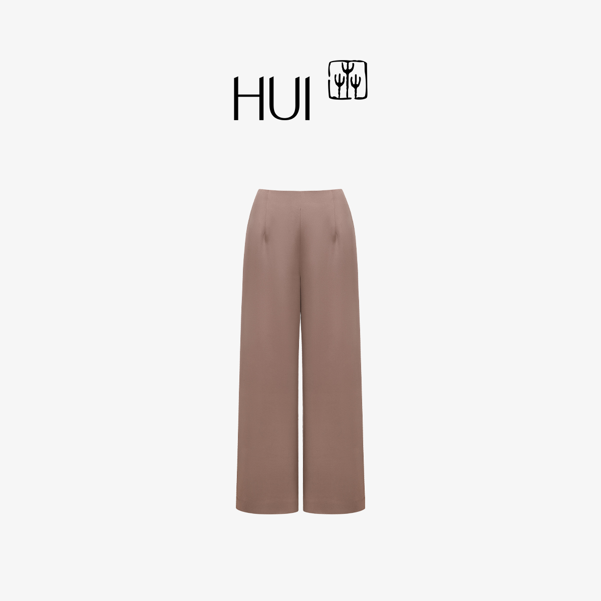 HUI卉桑蚕丝真丝宽松简约阔腿裤