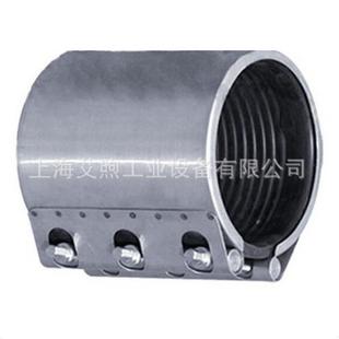 加长型管道连接器 化工用316L不锈钢管道连接修补器 船用联管夹