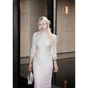 新款 慵懒风蕾丝开衫 显瘦微弹纯欲气质外搭 微风小衫 糯米子