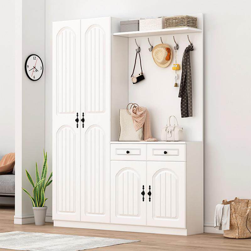 进门欧式家用门口玄关柜鞋柜一体储物柜子客厅现代简约屏风隔断柜