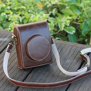 适用于徕卡SOFORT2拍立得2相机包PU皮革复古收纳包