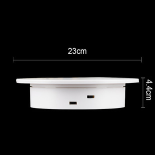 360度旋转台电动旋转台陶瓷花瓶玩具重物转盘展示架可承重10公斤