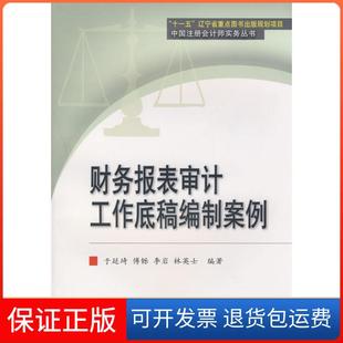 【保正版】财务报表审计工作底稿编制案例(中注师)于延琦东北财经大学出版社9787811225112
