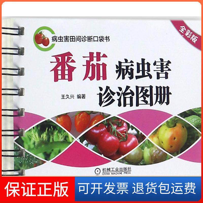 【保正版】番茄病虫害诊治图册王久兴 编著 著作机械工业出版社9787111568094
