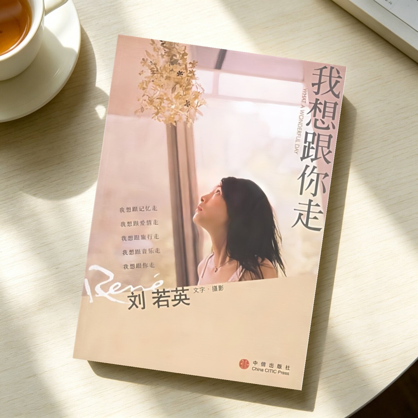 正版现货】我想跟你走 刘若英著 一路走来的所思所想 珍惜幸福享受生活 中信出版社9787508605715