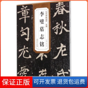 【保正版】北魏李璧墓志铭薛元明 主编安徽美术出版社9787539861814