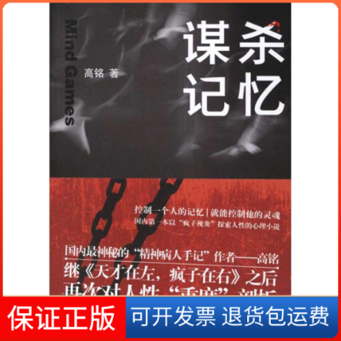 【保正版】谋杀记忆高铭江苏文艺出版社9787539952406