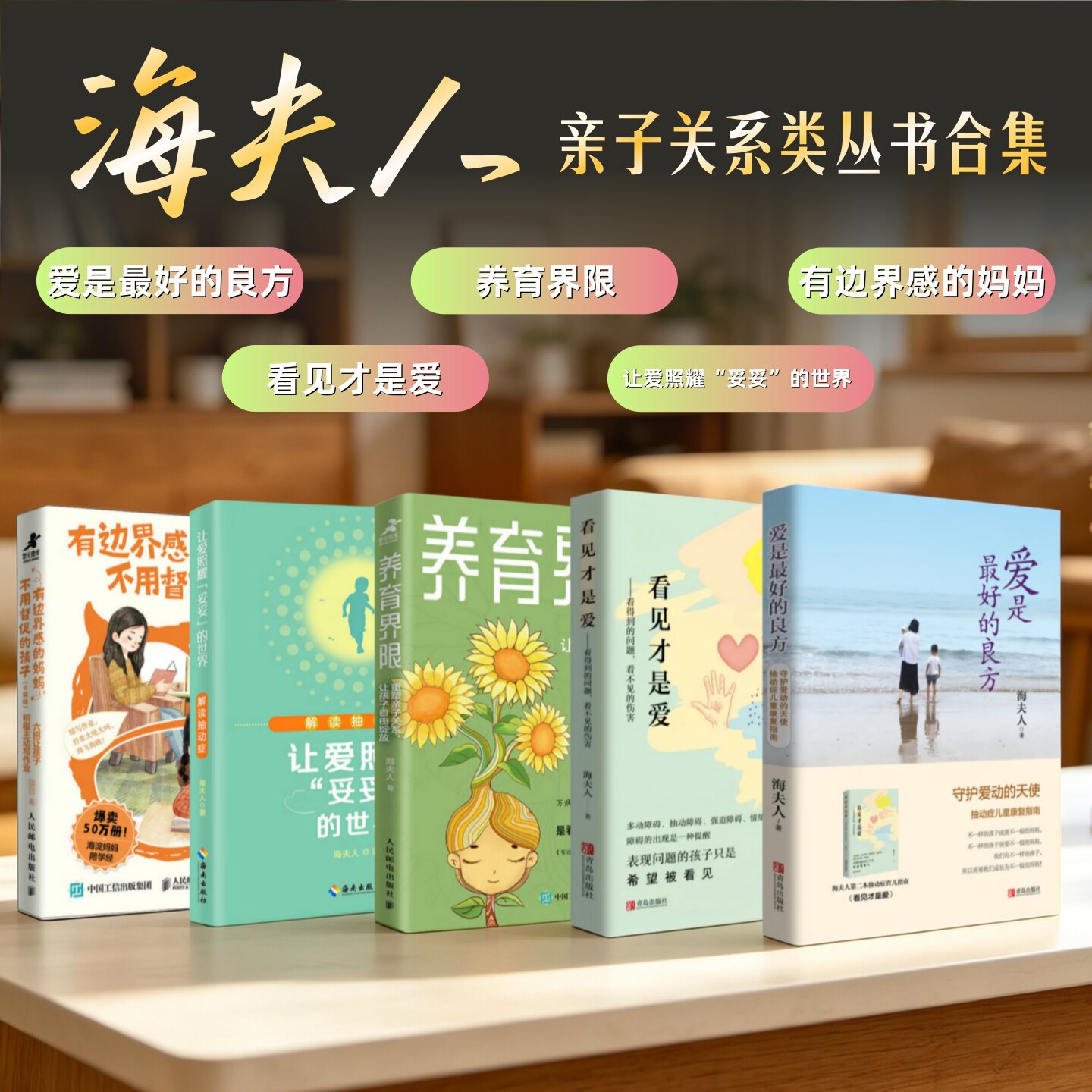 海夫人亲子关系类丛书合集全5册