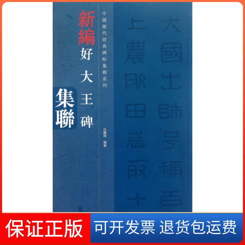【保正版】新编好大王碑集联/中国历代经典碑帖集联系列杜鹏飞河南美术9787540123192