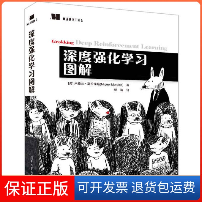 【保正版】深度强化图解[美]米格尔·莫拉莱斯(Miguel Morales)著   郭涛 译清华大学出版社9787302605461