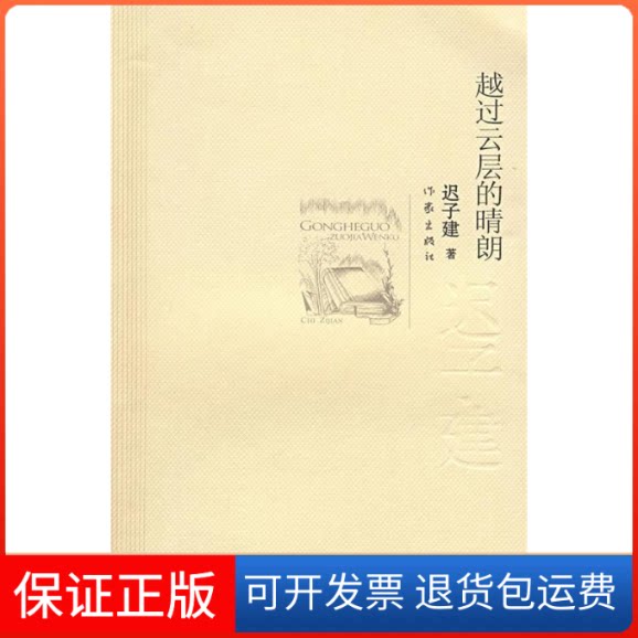 【保正版】越过云层的晴朗迟子建作家出版社9787506348683