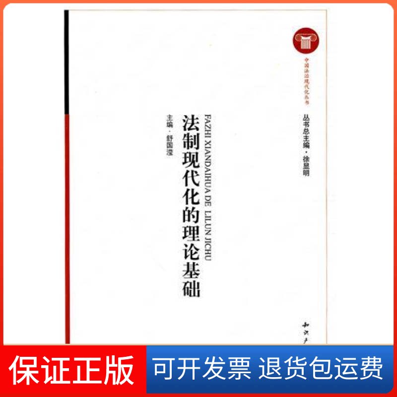 【保正版】法制现代化的理论基础舒国滢知识产权出版社9787802476714