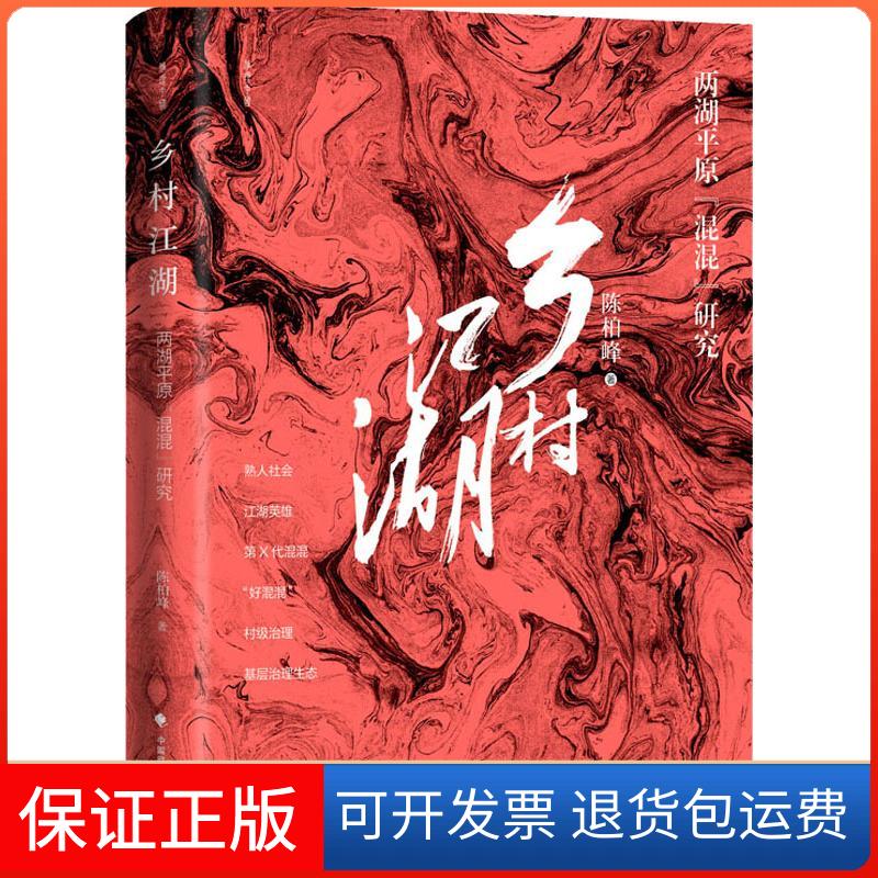 【保正版】乡村江湖 两湖平原"混混"研究陈柏峰 著中国政法大学出版社9787562085508