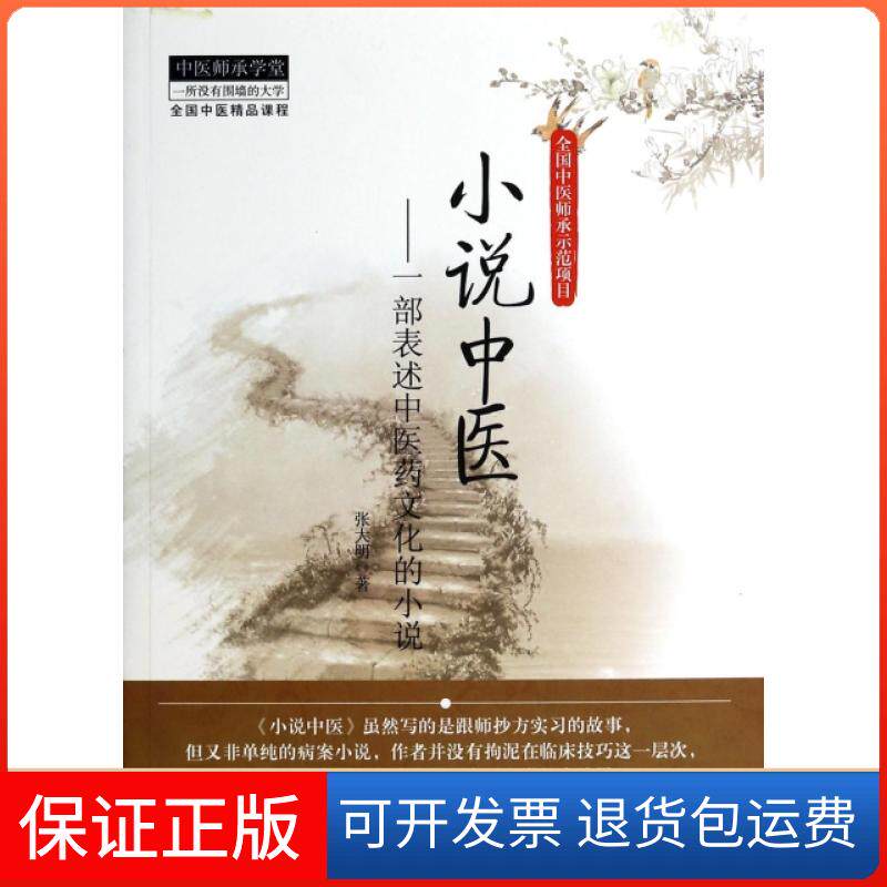 【保正版】小说中医--一部表述医文化的小说/中医师承学堂张大明中国医出版社9787513215459