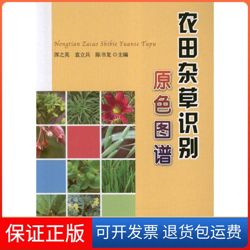 【保正版】农田杂草识别原色图谱浑之英  著作中国农业出版社9787109168022