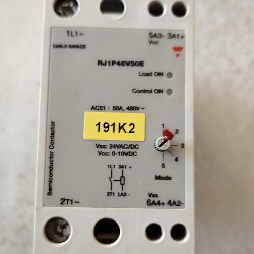 议价CARLO GAVAZZI RJ1P48V50E固态继电器可维修