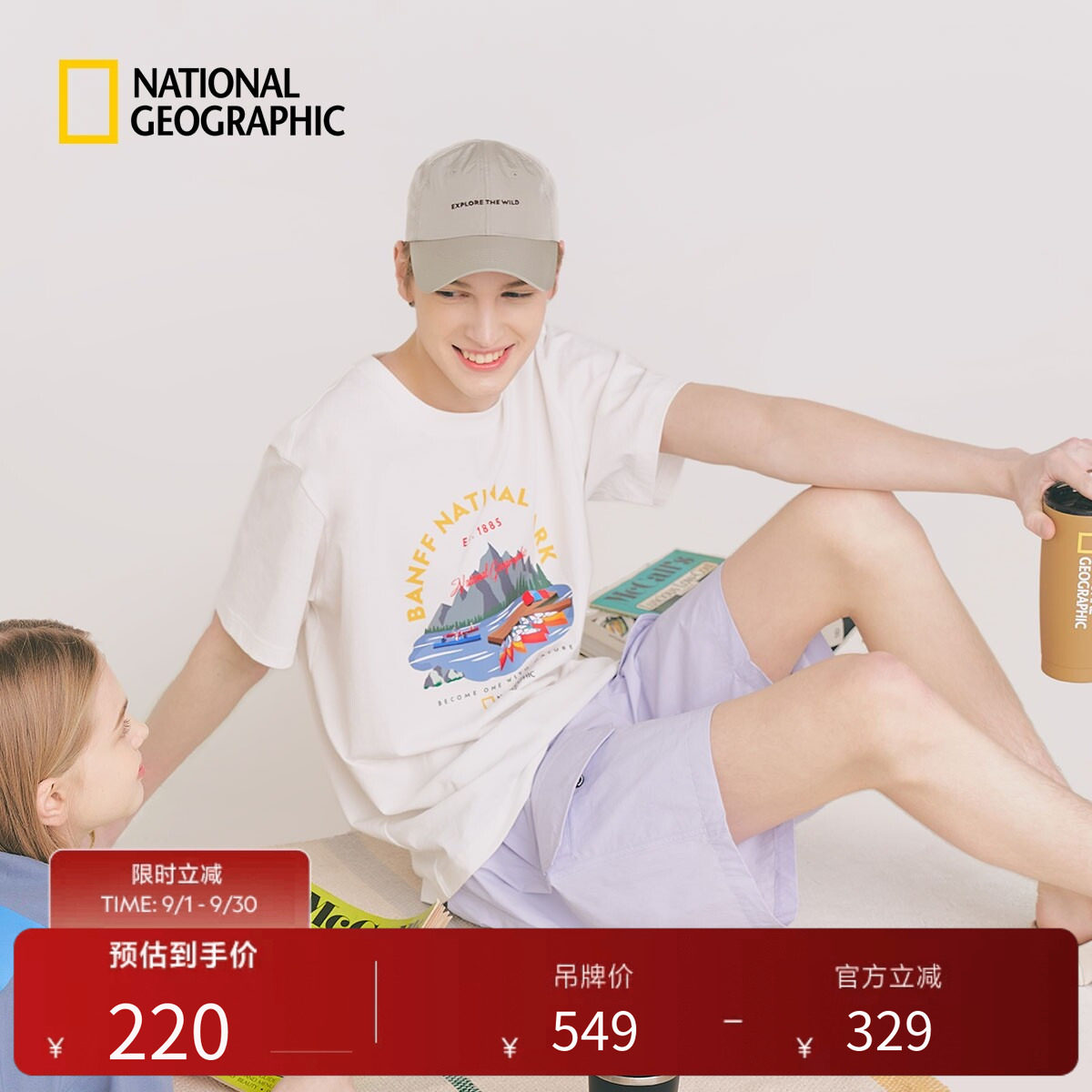 NatGeo男女T恤印花短袖图片