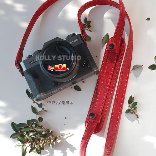 相机红色手掌纹肩带富士尼康佳能