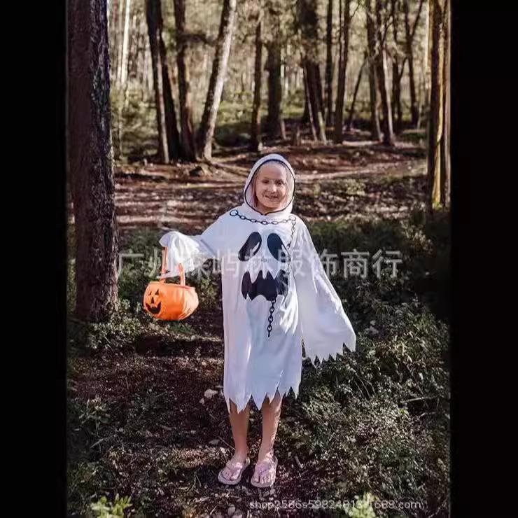 girl costume lantern ghost costume pumpkin ghost Halloween