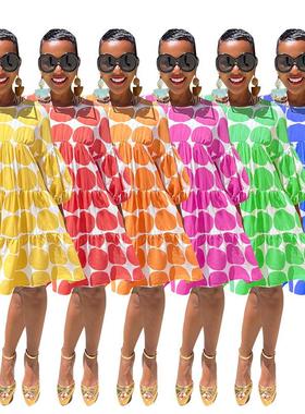 vestido party oversized loose casual sundress long dress