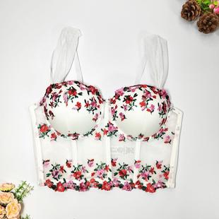 and bra fishbone camisole for Mesh inner sexy women wear