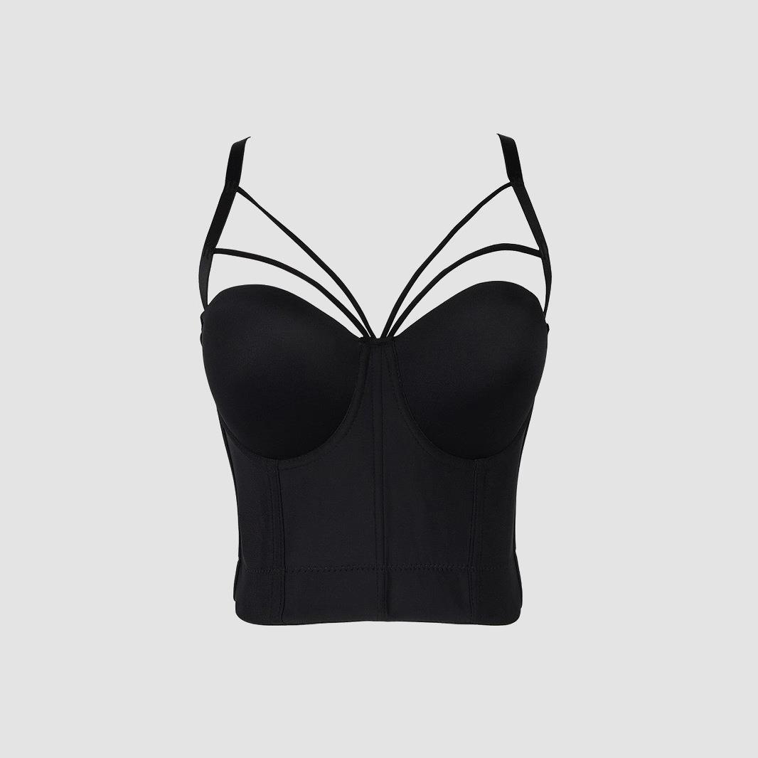 wear back beautiful backless sexy bra shaping ring steel