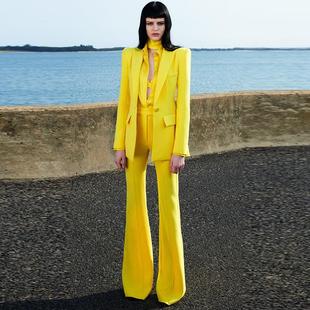 cloth piece suit button one pants fashion set