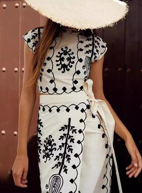 Fashion casual suit womens summer two-piece suit high-end