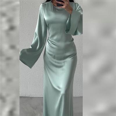 waist womens Womens neck dress alienated long round white