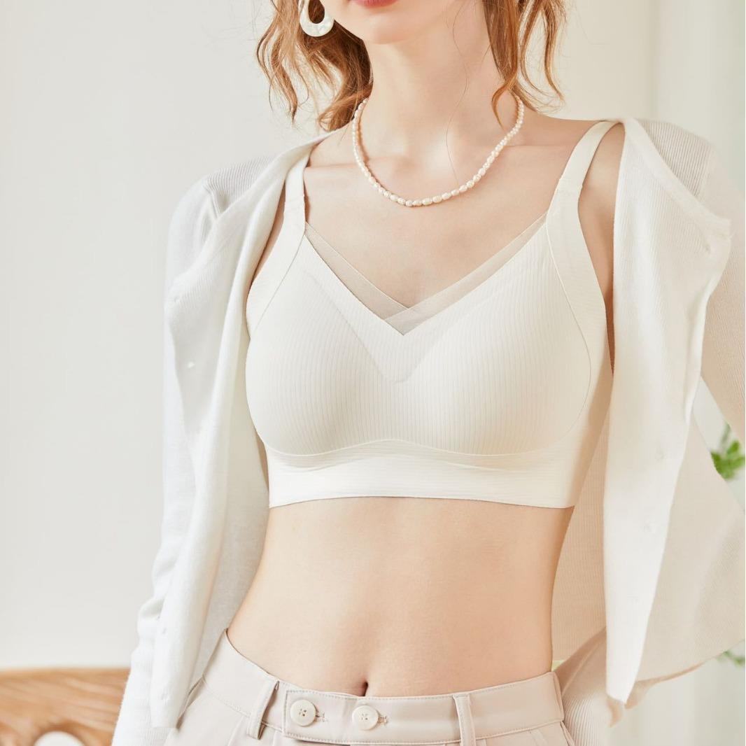 side straps bra womens anti-sagging delivery package small