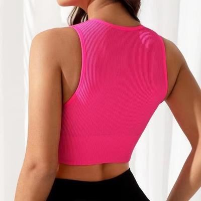 shirts elastic sports vest trainning fitness knitting