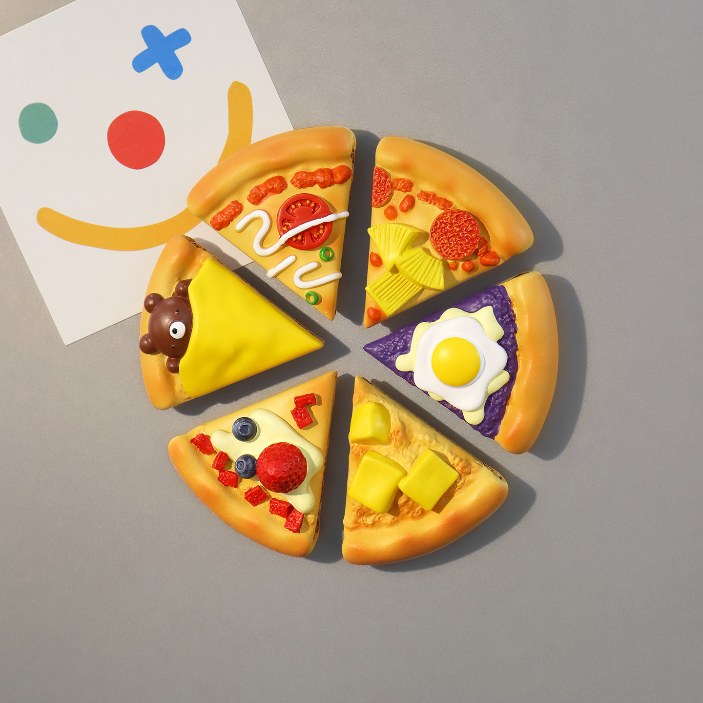 仿真披萨美食磁力装饰冰箱贴