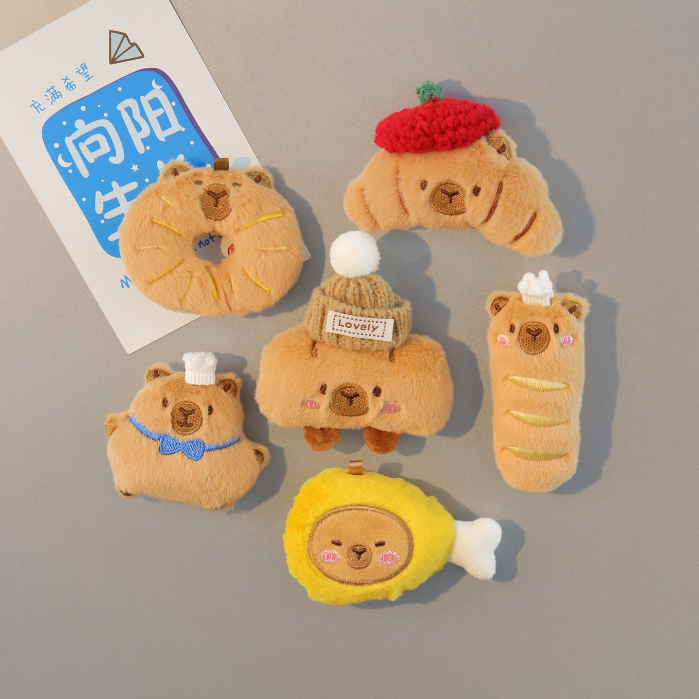 卡通可爱创意毛绒装饰冰箱贴