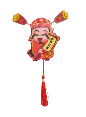 春节财神爷财神爷创意新年冰箱贴