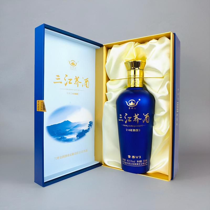 三江荞酒云南特产酒兰坪怒江苦荞酒500ml雪荞十年陈酿40度礼盒装