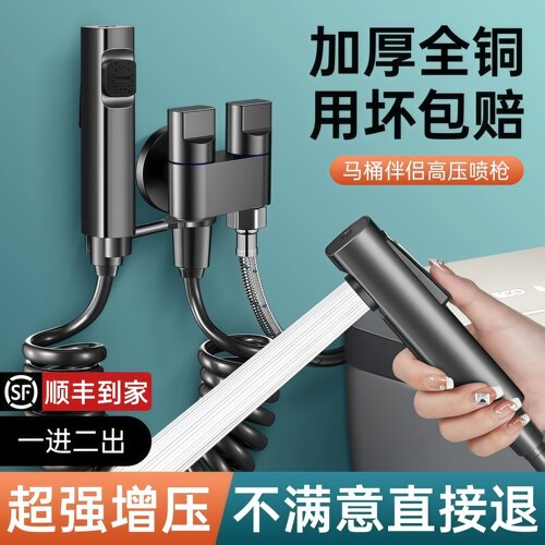 德国进口一进二出高压冲洗喷枪