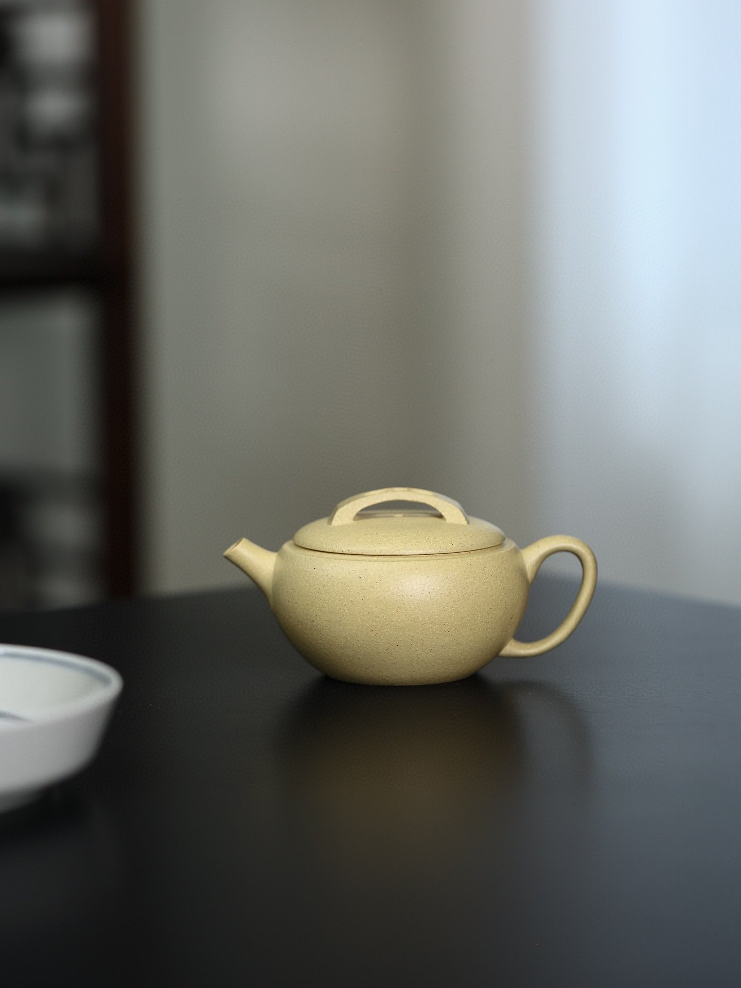 宜兴紫砂壶名家纯全手工紫砂泡茶壶本山绿泥『汉瓦』140cc内推孔