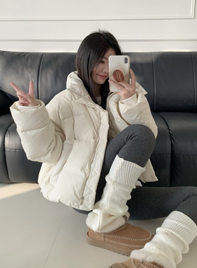 FAFA PRETTY 特价产品！短款大朵鹅绒服马甲两穿  清仓不退不换