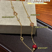 PRETTY 葫芦福禄冬日纳福 爆款 FAFA 红色朱砂两用毛衣链手链