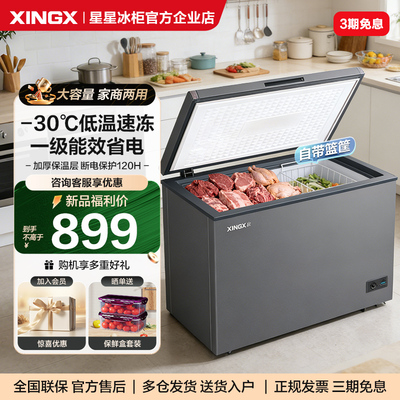全网热销！星星爆款300升大冰柜