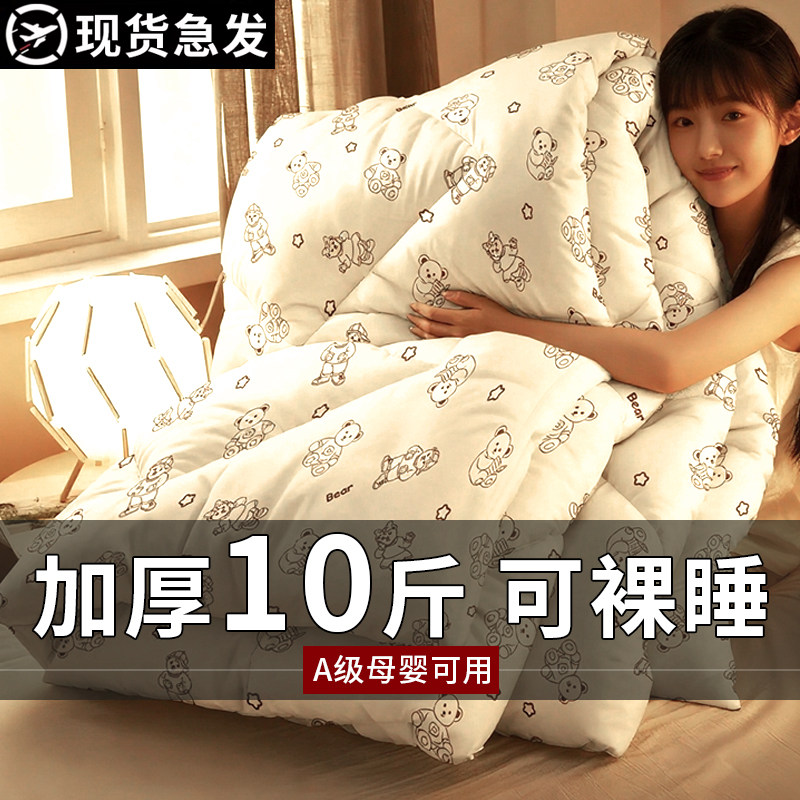 被子冬被学生单人宿舍春秋被加厚保暖秋冬被棉被冬季被褥冬天被芯