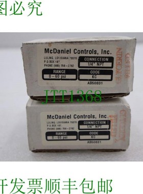 原装供应McDANIEL 控制 AB50831 压力计 K-2241