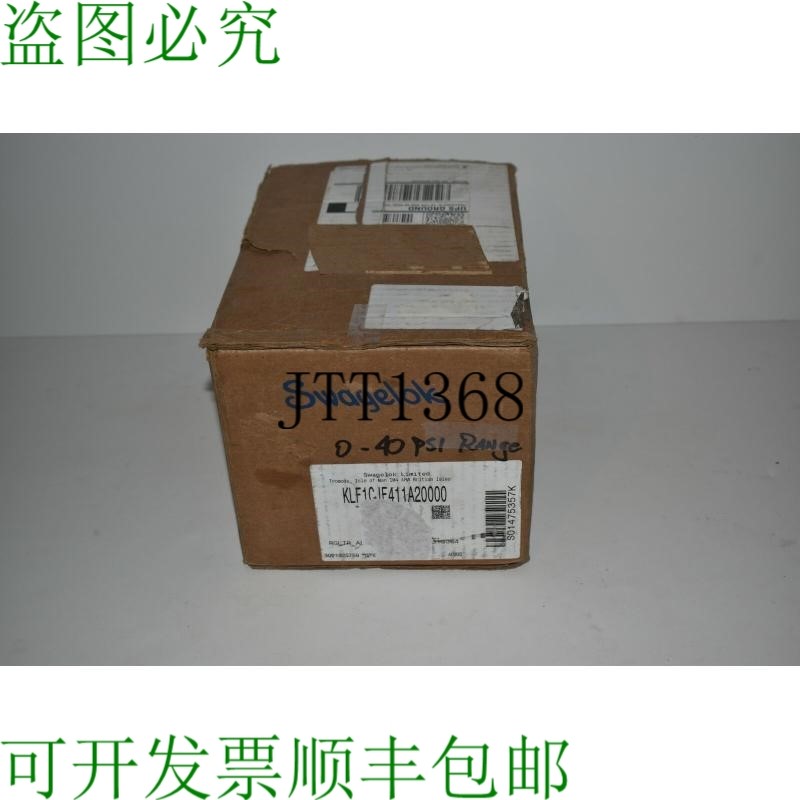 原装供应世伟洛克 KLF1CJF411A2000 0-10 Psig - 新 RM83
