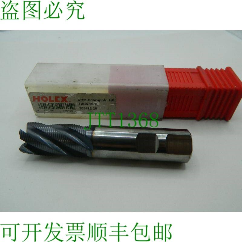 原装供应Holex 整体硬质合金粗铣刀 C 25 mm 设计 TiAlN 号:2054