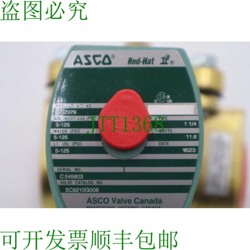 原装供应ASCO SC8210G008电磁阀8210系列红色帽子2·L-227C