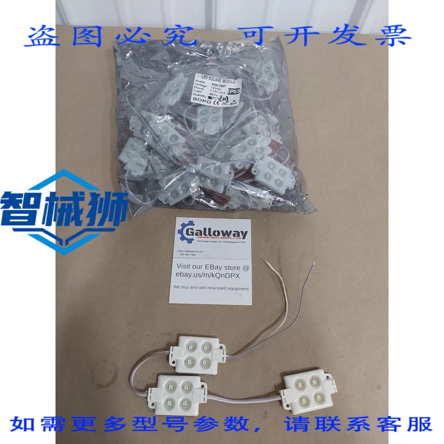 原装供应 11颗超亮12伏LED灯 5002BF