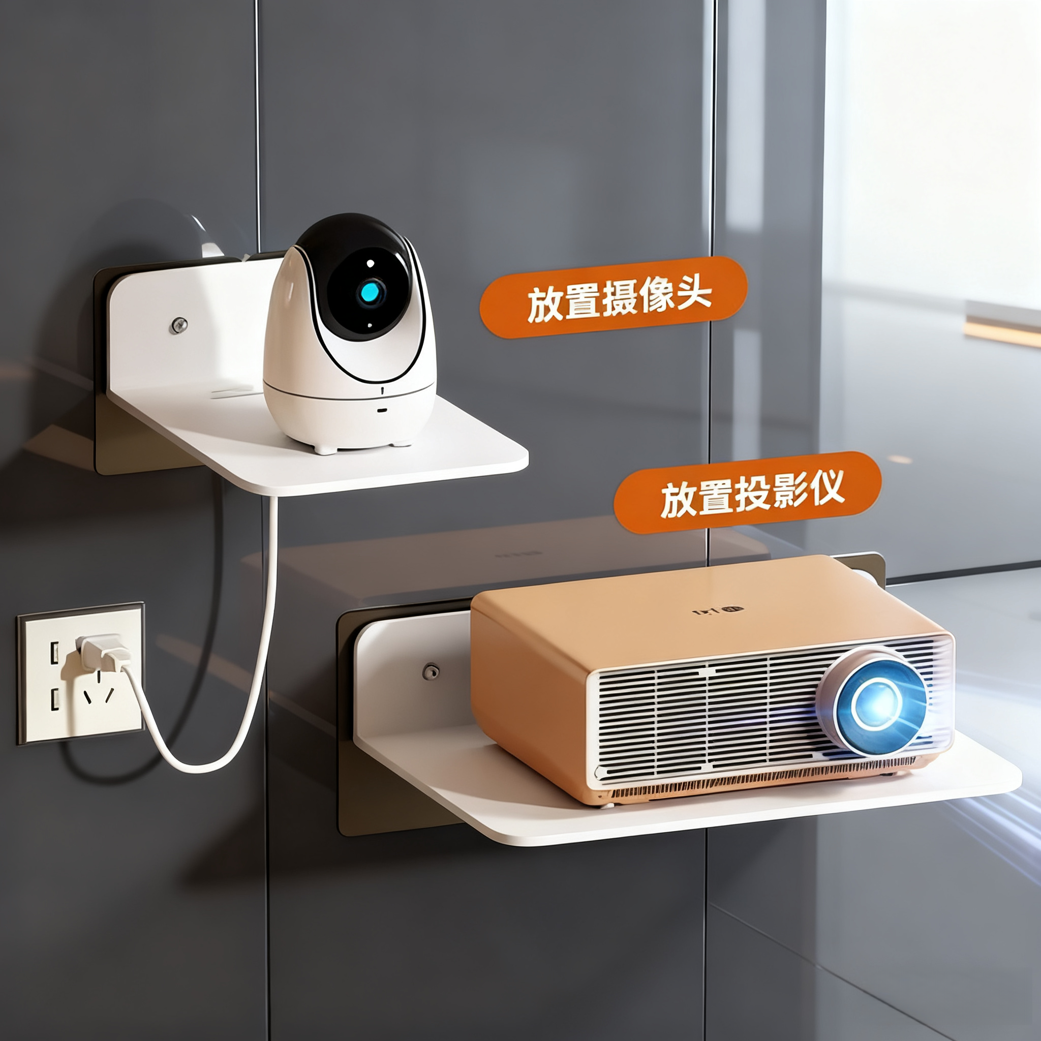 免打孔多功能厨房置物架