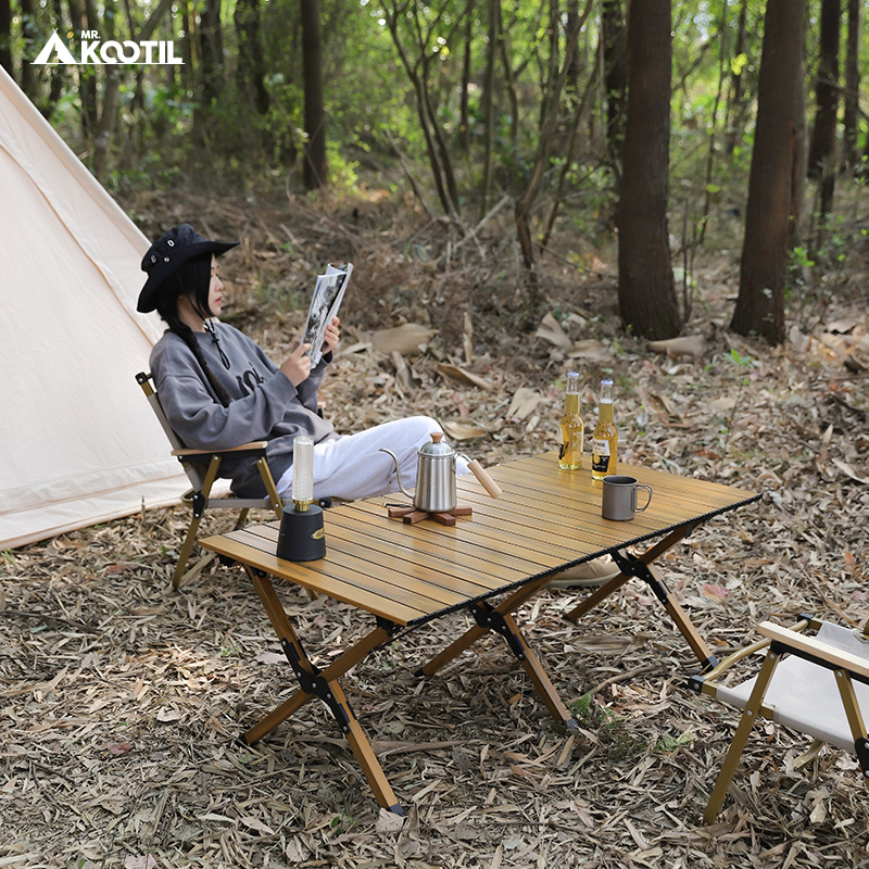 mrkootil露營蛋卷桌野餐野炊桌椅