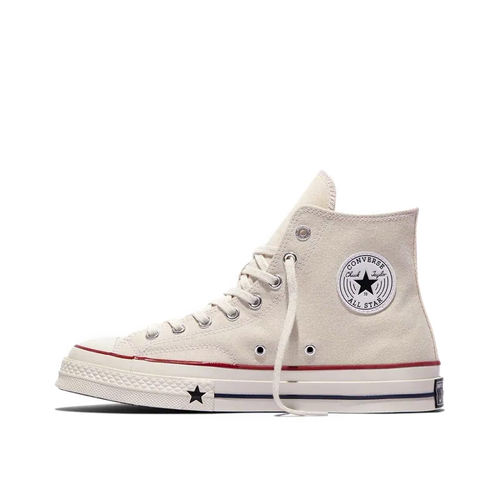 CONVERSE Chuck 70 X HI 男女同款 米白色舒适休闲百搭高帮帆布鞋