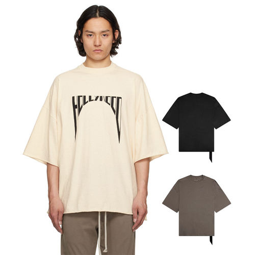 Rick Owens DRKSHDW 25SS 男新款宽松圆领百搭短袖T恤休闲上衣